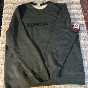 Reebok Men's Charcoal Crewneck Sweater size XL
